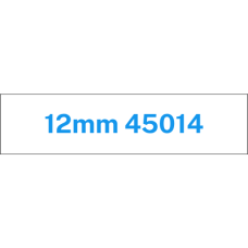 12mm Blue on White 45014