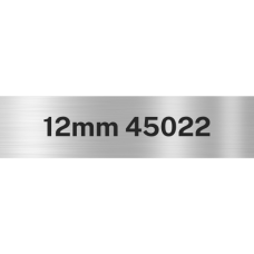 12mm Black on Silver 45022