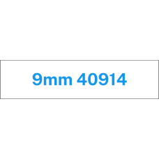 9mm Blue on White 40914 Older Style