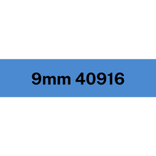 9mm Black on Blue 40916