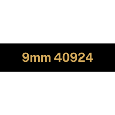 9mm Gold on Black 40924