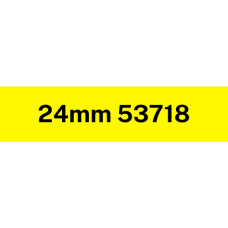 24mm Black on Yellow 53718