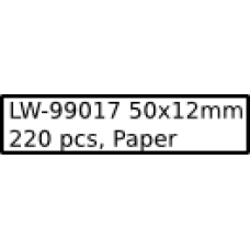 LW-99017 12mm x 50mm labels