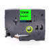 TZe-D31 12mm Black on flouro green